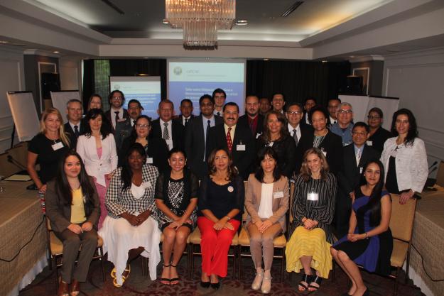 Participants at a regional training course held in Panama