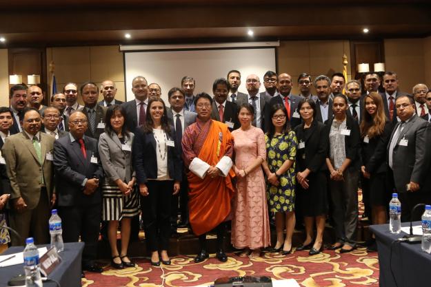 Participants at the annual Regional Meeting of National Authorities from Asia, 2018.