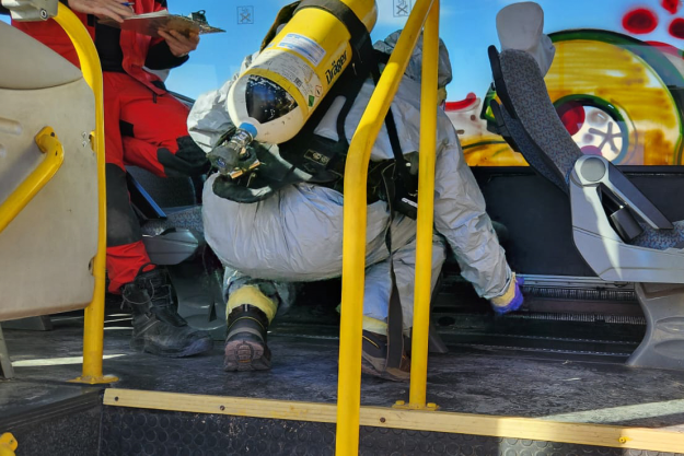 First responders learn how to handle toxic chemical agents in complex non-conventional environments