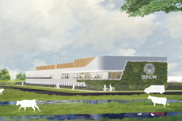 Preliminary design rendering of the OPCW ChemTech Centre