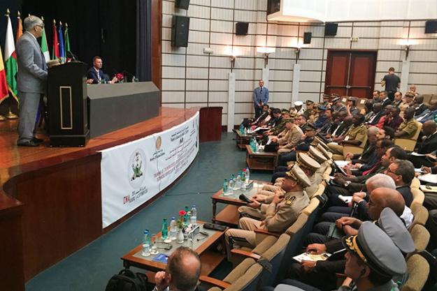 OPCW Deputy Director-General, Ambassador Hamid Ali Rao, during his opening speech at a training-for-trainers in Algiers