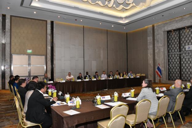 Participants at an integrated chemicals management during a training held in Bangkok