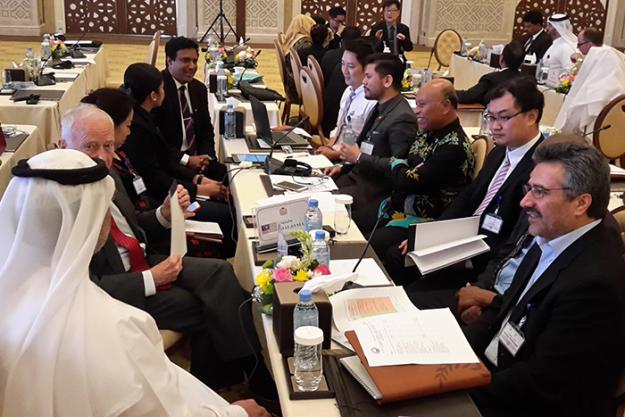 Participants at a Seminar on Chemical Safety and Security Management for OPCW Member States, held in Doha, Qatar