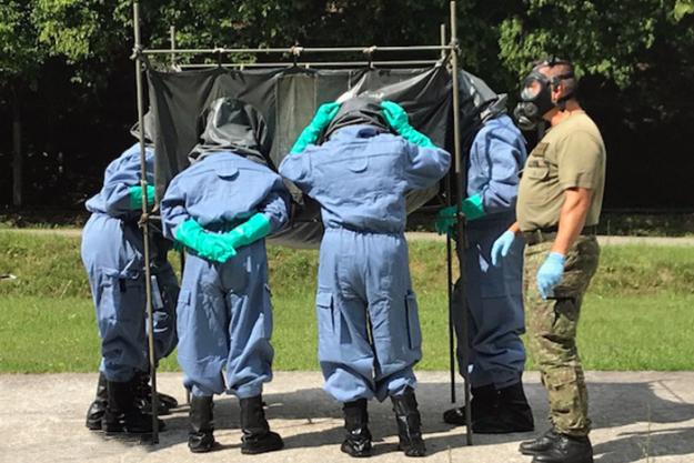 Fifteen first responders from across the globe learned how to handle live warfare agents during a training held in Zemianske Kostol’any, Slovakia