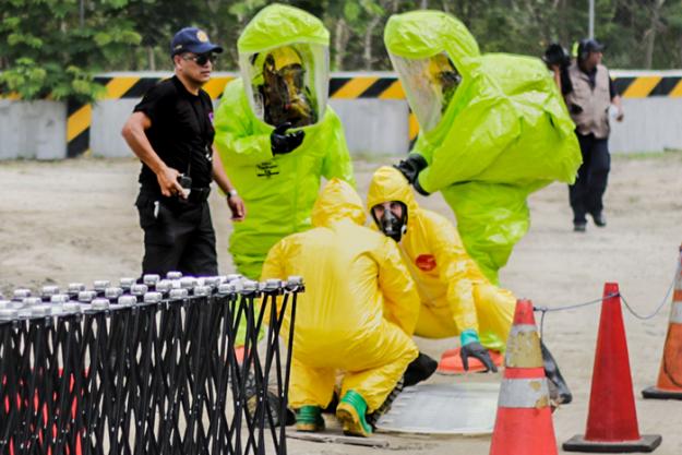 First Responders during a regional basic training course held in Panama City