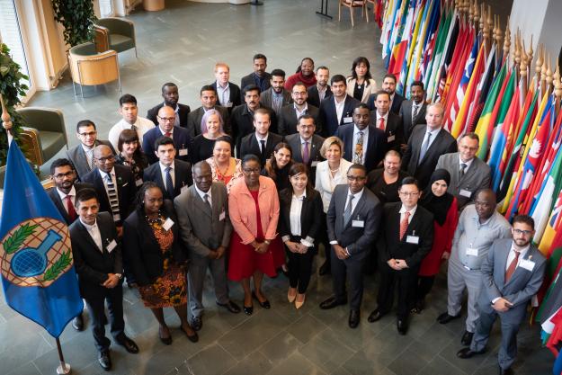 Participants during a training course on Article VI Obligations