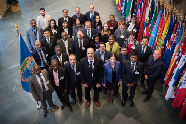 Participants at the annual meeting of the National Authorities, which was held at OPCW headquarters in The Hague from 18–22 September 2017.