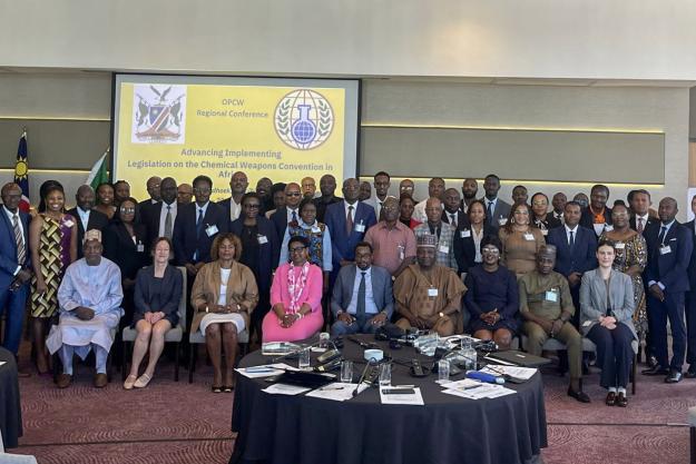 Group photo from OPCW Conference in Namibia