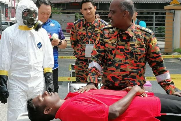 Participants during the sixth Advanced Course on Chemical Emergency Response held in Kuala Lumpur
