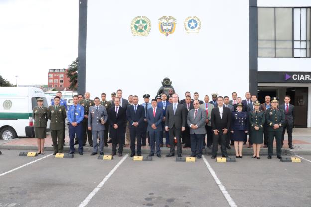 First responders at the First Regional Training Course in sampling and analysis in contaminated environments run by OPCW in Bogota, Colombia 