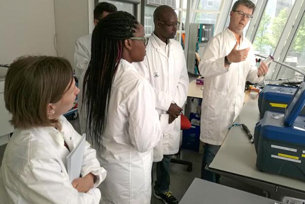 Participants at an OPCW course on analytical methods employed by customs laboratories to support national border controls of scheduled chemicals