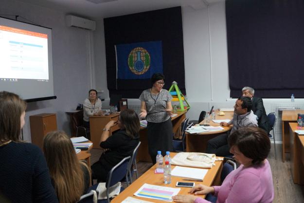 Participants at the workshop to promote Responsible Care held at Mendeleev University of Chemical Technology of Russia in Moscow