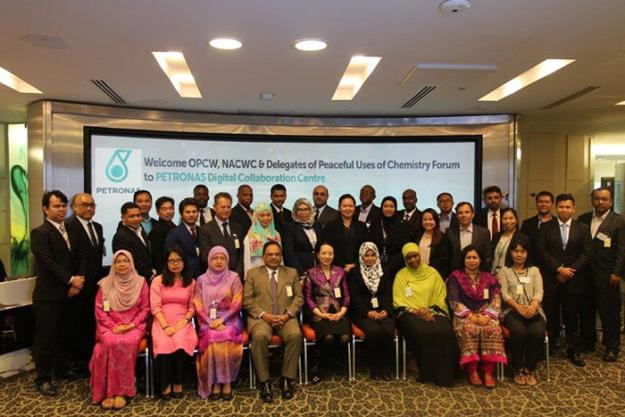 Participants at Forum on the Peaceful Uses of Chemistry: Developing a Chemical Cradle-To-Grave Responsibility Culture held in Kuala Lumpur, Malaysia from 18-20 September.