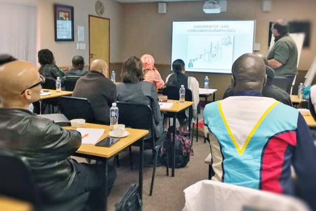 Chemistry professionals from African Member States enhanced their chemical analysis capabilities during an Analytical Chemistry Course