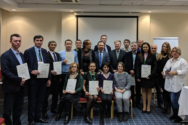 Participants at a Training Workshop in Russian on the Best Practices for Developing the Responsible Care® Programme for the Chemical Industry