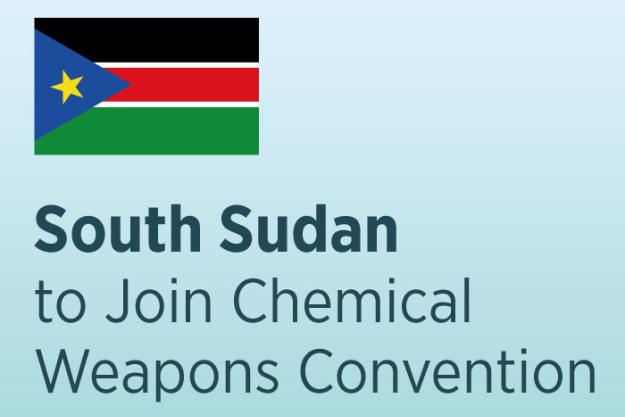 South Sudan to Join Chemical Weapons Convention