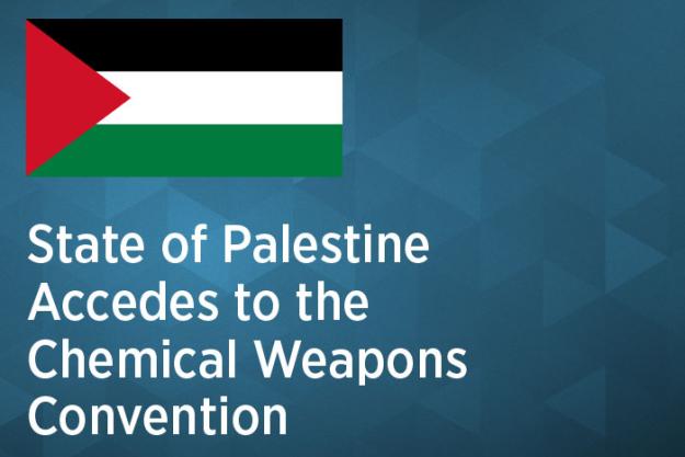 The State of Palestine deposited on 17 May 2018 its instrument of accession to the Chemical Weapons