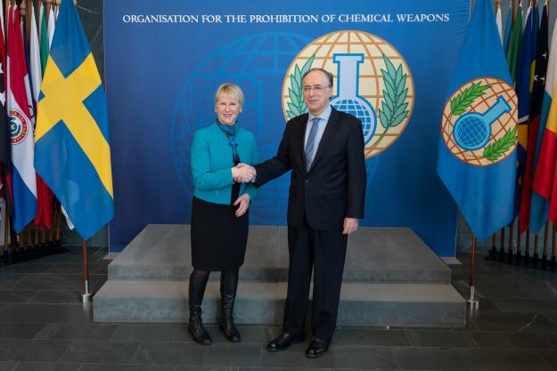 Sweden’s Minister for Foreign Affairs Visits OPCW 