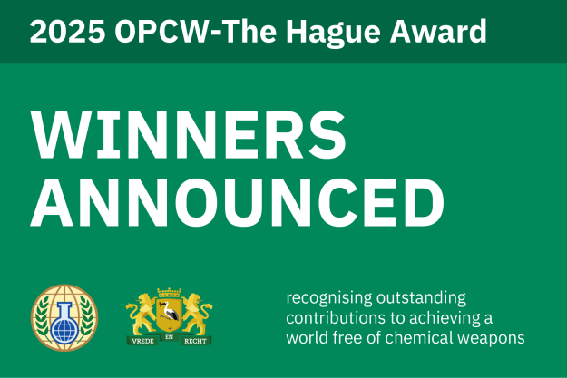2025 OPCW-The Hague Award recipients announced 