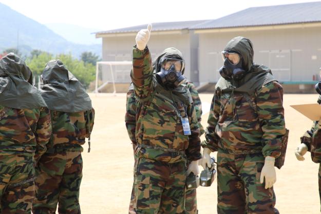 First responders during a regional basic training course in Seoul