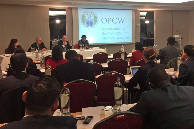 OPCW Director-General Briefs Permanent Representatives Based Outside of The Hague