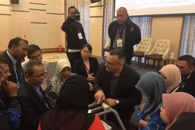 Participants at a Chemical Incident Preparedness for Hospitals (HOSPREP) training workshop held in Putrajaya, Malaysia 
