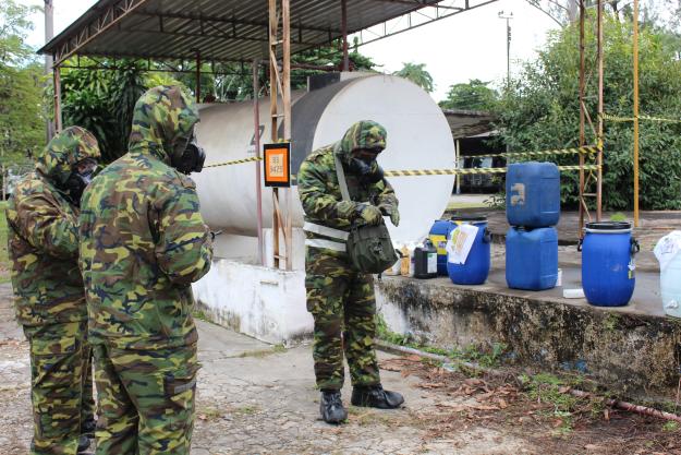 First responders acquired essential knowledge on handling emergencies involving hazardous chemicals after an Exercise on Assistance and Protection against Chemical Weapons