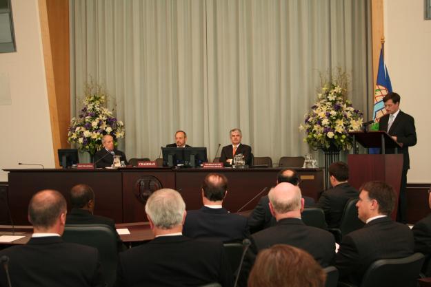 The first observance of Remembrance Day was held on 27 April 2006. Prime Minister Balkenende of the Netherlands addressed the audience attending the solemn ceremony, held at the OPCW headquarters Ieper room.