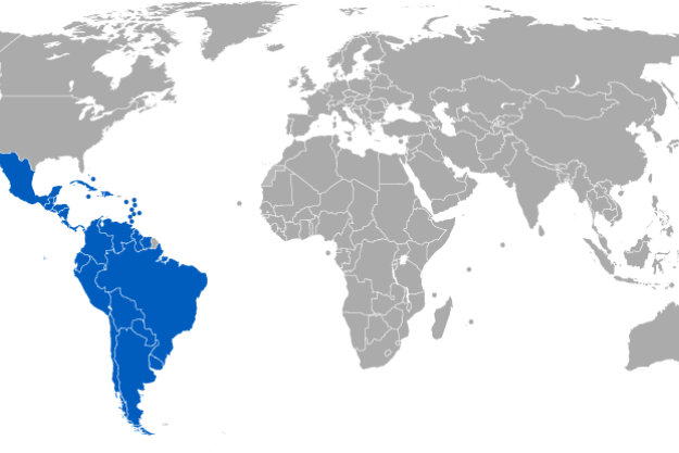 map latin america