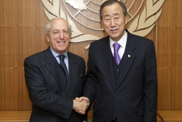 UN Secretary General Meets OPCW Director-General (UN photo) 
