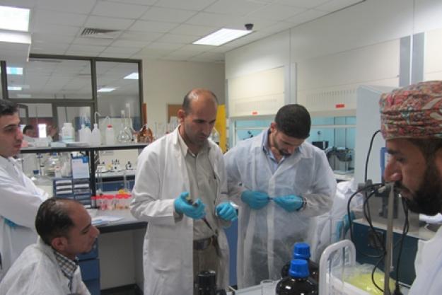 Participants in a Laboratory Workshop for the Analysis of Chemicals Related to the Chemical Weapons Convention.