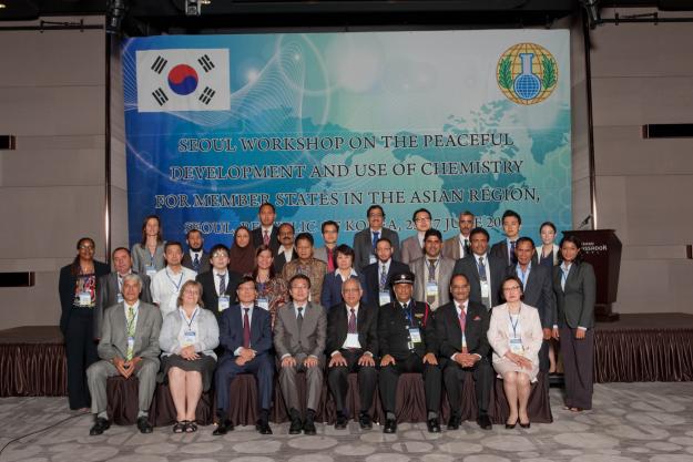 Participants of the Regional Workshop on the Peaceful Development and Uses of Chemistry in Republic of Korea