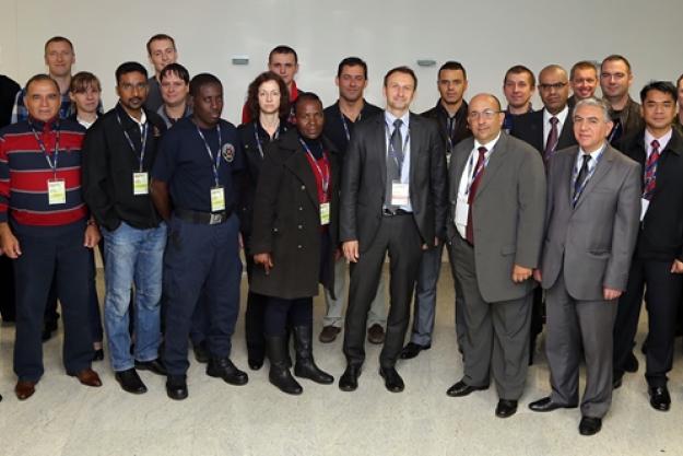 Attendees at a Sampling and Analysis course in Czestochowa, Poland in September 2013