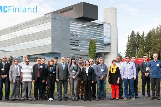 Attendees and OPCW staff at a course on Assistance and Protection against Chemical Weapons, which was held in Finland from from 9 to 13 September.