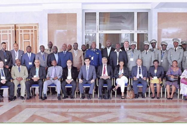 Participants at a sub-regional training for customs authorities on technical aspects of the CWC transfers' regime, which was held in Dakar, Senegal in March 2014.