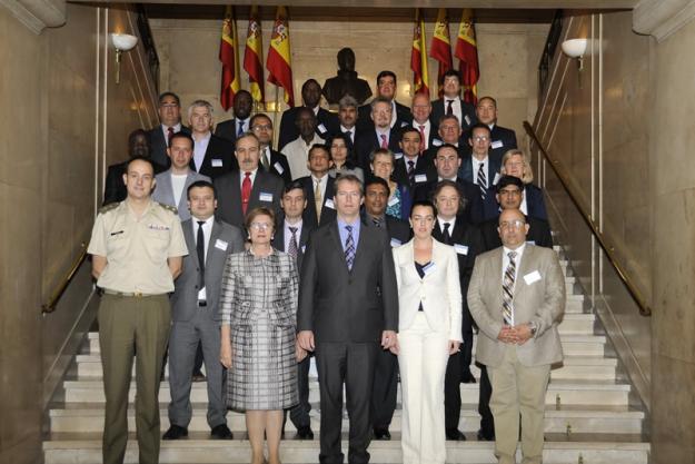 Participants at a Workshop to Coordinate Assistance and Protection, which was held in Madrid in July 2014.
