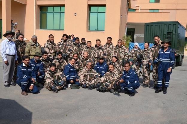 Participants at an advanced course on assistance and protection against chemical weapons for States Parties in the region known as the South Asian Association for Regional Cooperation (SAARC), and others, which was held in Islamabad from 27 to 31 October 2014.