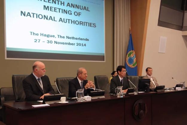 The 16th Annual Meeting of National Authorities was held in The Hague from 27-30 November 2014.