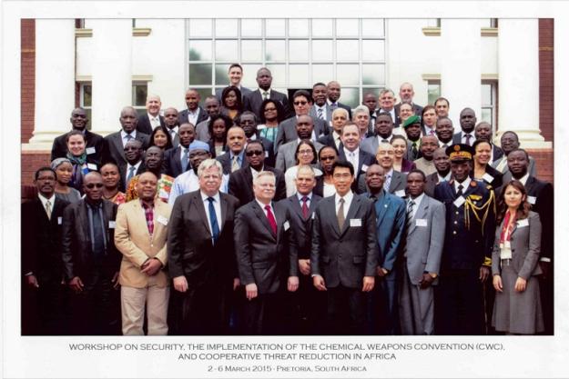 Participants at the Workshop on Defense, Security and the Implementation of the Chemical Weapons Convention (CWC).