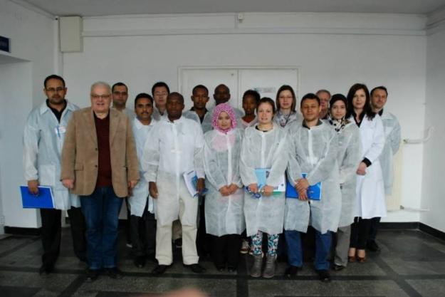 Participants at the Fourth Course for Analytical Chemists from Laboratories supporting Customs Service in Warsaw, Poland, in April 2015