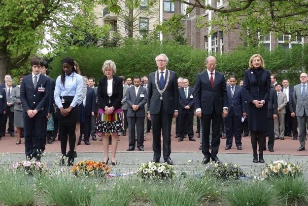 Minute of Silence during the annual Day of Remembrance for all Victims of Chemical Warfare.