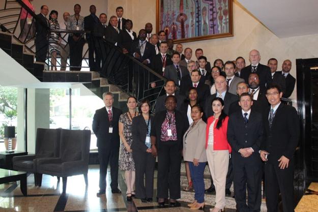 Participants at the 16th Regional Meeting of National Authorities of Latin America and the Caribbean, which was held in Panama City, Panama from 23 - 25 June 2015.