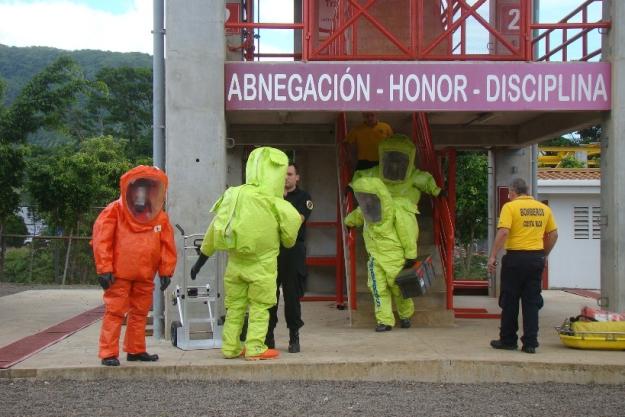Participants at an Advanced Course on Chemical Emergency Response in Costa Rica