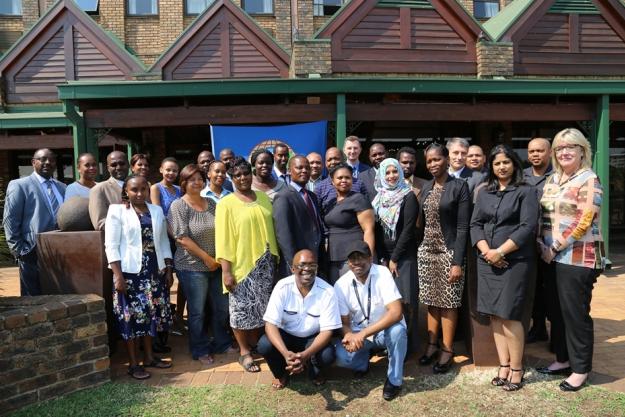 Participants at a Subregional Training Course for Customs Officials from East and Southern African States Parties on the Technical Aspects of the Transfers Regime held in South Africa