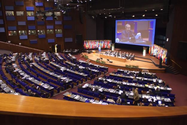 An image from the general debate at the 20th Session of the Conference of the States Parties