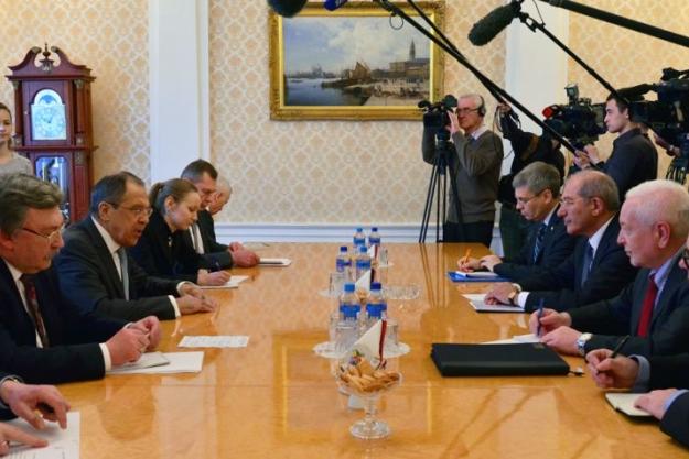 OPCW Director-General at a meeting with Russian Foreign Minister.