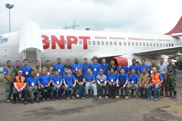 Participants at the advanced course on emergency response to chemical incidents held in Jakarta, Indonesia.