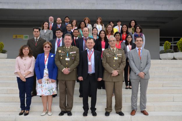 Participants at the course on laboratory procedures and methods for the analysis of chemicals relevant to the Chemical Weapons Convention (CWC).