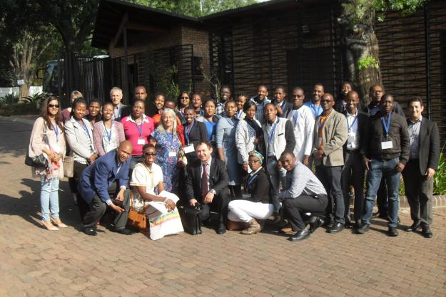 Participants workshop on Policy and Diplomacy for African scientists in Pretoria, South Africa from 18-20 October.