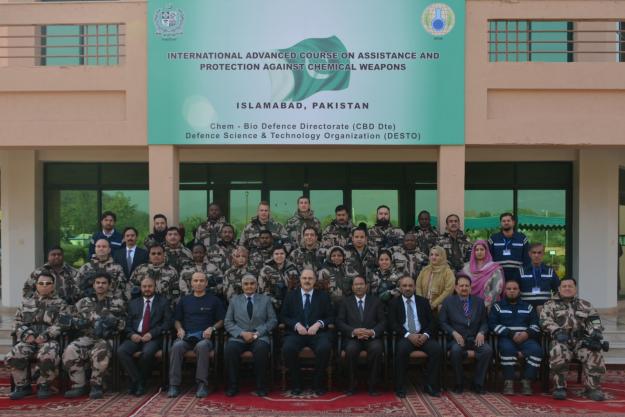 Participants at the 6th International Advanced Course on Assistance and Protection against Chemical Weapons